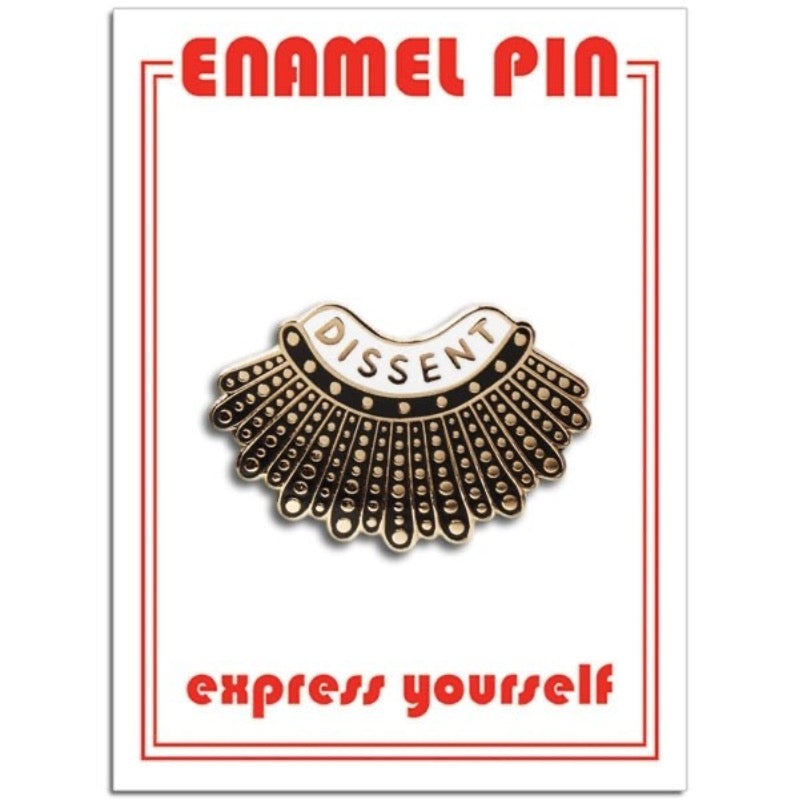 Dissent Collar Enamel Pin