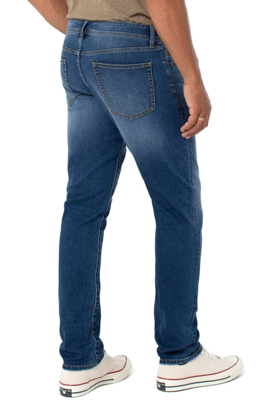 Liverpool Regent Relaxed Straight Jeans in Pembroke Wash rear View