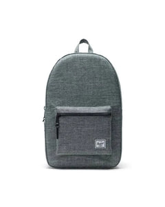 settlement Backpack in raven color front view