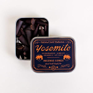 Yosemite Incense Cones in Aluminum Tin -- The Simple Man