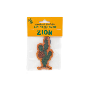 Good & Feel supply Co Zion Car Air Freshener in the package